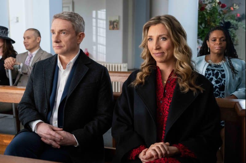 "Breeders" Season 4 -- starring Martin Freeman and Daisy Haggard -- premieres Monday. Photo courtesy of FX/Hulu