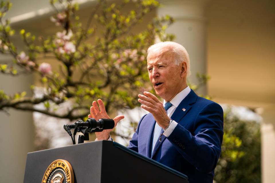 President Joe Biden&rsquo;s administration is set to extend a Trump-era policy that imposes harsh mandatory minimum sentences, to the consternation of the NAACP and ACLU. The administration says it needs time to reach a deal balancing public safety and public health. (Photo: The Washington Post via Getty Images)