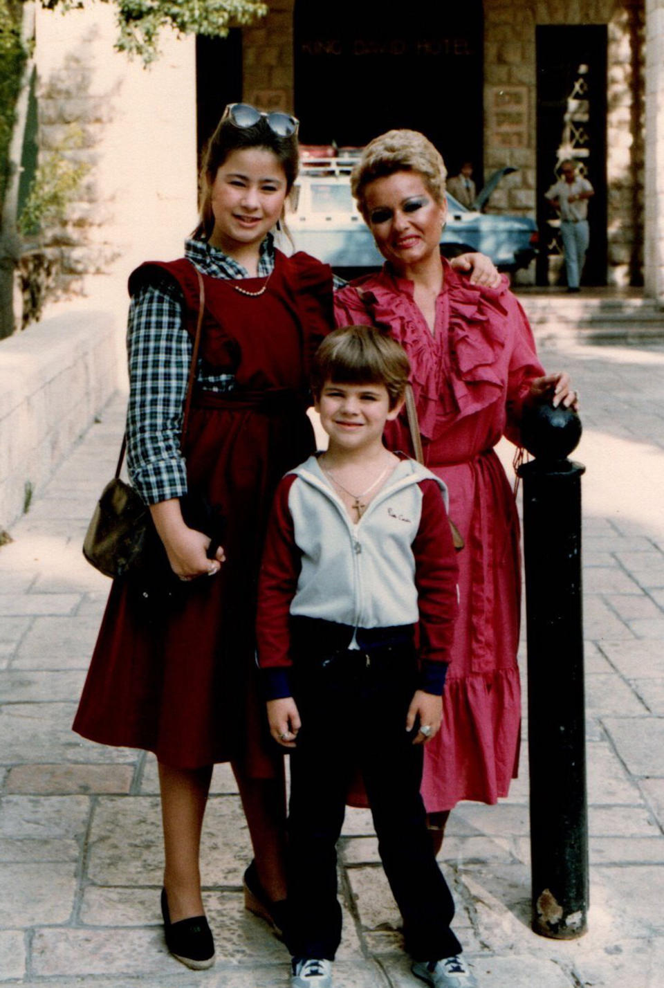 Never-before-seen family photo of Tammy Faye Bakker with her children Tammy Sue and Jay. (Courtesy of Tammy Sue Bakker)