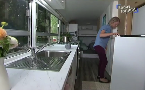 Australia mum home converted bus - Credit: Today Tonight