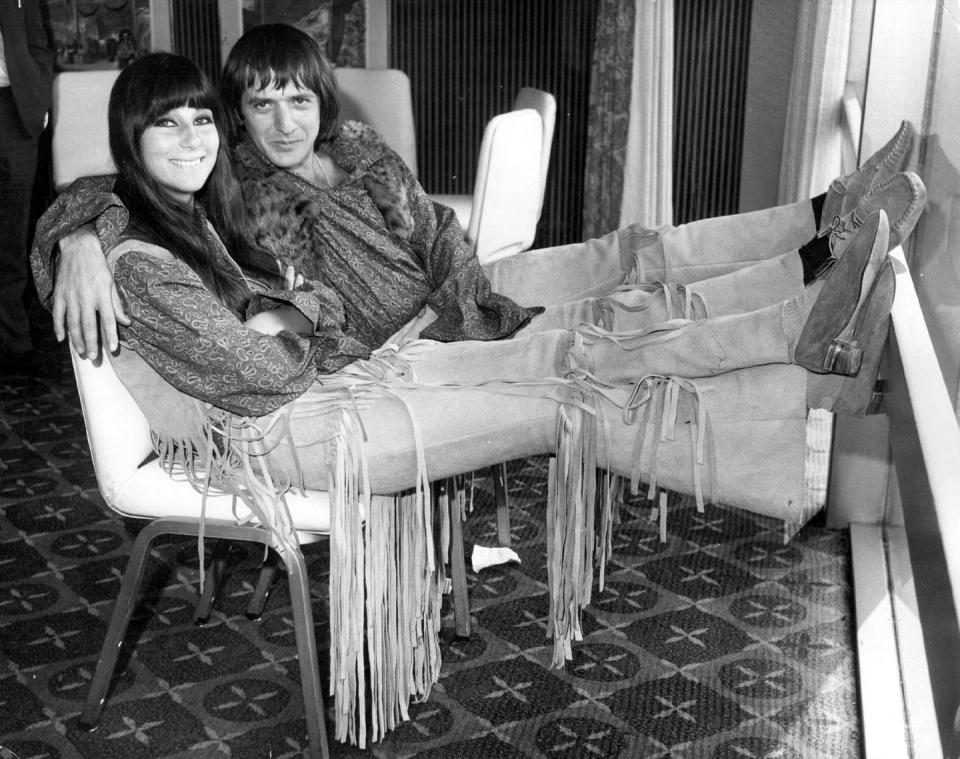 Cher and Sonny Bono