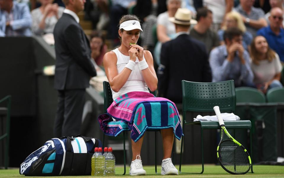 Konta has plenty to mull over