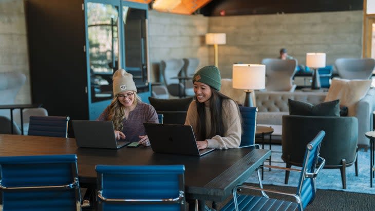 <span class="article__caption">Remote or co working at Gravity Haus Truckee</span>, California (Photo: Courtesy Gravity Haus)