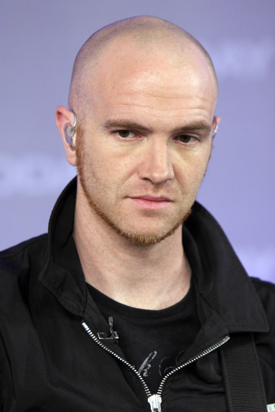 FILE - Mark Sheehan, of the Irish band The Script, appears on the NBC "Today" television program in New York Monday, July 20, 2009. Ireland’s president has led tributes to Mark Sheehan, guitarist with Irish rock band The Script, after his death at the age of 46. The band said Sheehan died in a hospital on Friday, April 14, 2023, after a brief illness. In a statement, The Script called him a “much loved husband, father, brother, band mate and friend.” (AP Photo/Richard Drew, File)