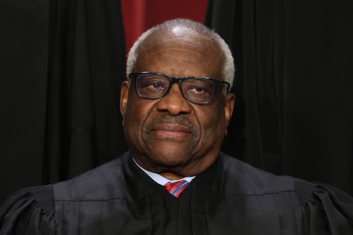 Supreme Court Justice Clarence Thomas did not disclose three flights gifted by a GOP megadonor, the Senate Judiciary Committee revealed   (Getty Images)