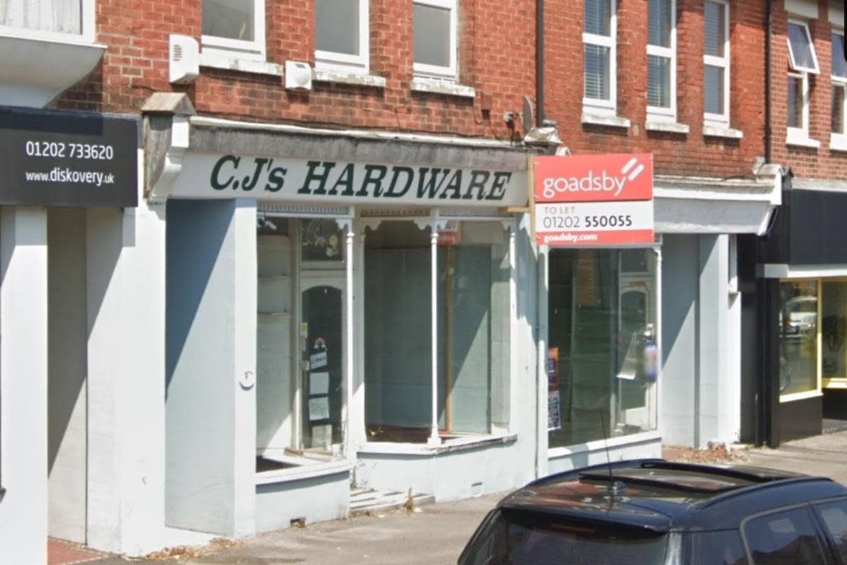The former CJ's Hardware store in Bournemouth Road, Parkstone <i>(Image: Google)</i>