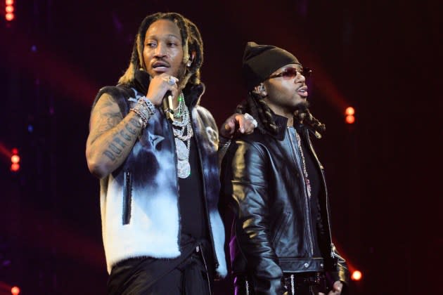 Future and Metro Boomin perform during Future & Friends "One Big Party Tour" at State Farm Arena on January 14, 2023 in Atlanta, Georgia. - Credit: Prince Williams/Wireimage