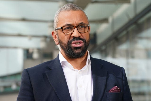 Home Secretary James Cleverly