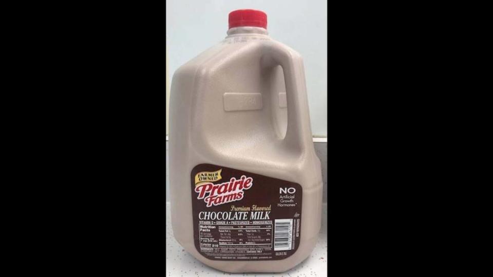 Prairie Farms has issued a limited voluntary recall on Nov. 25, 2020, of its Prairie Farms Premium Flavored Chocolate Milk gallons and Prairie Farms 1% Lowfat Chocolate Milk gallons because they were not labeled for an egg allergen that may be present in the drinks. This is the former.