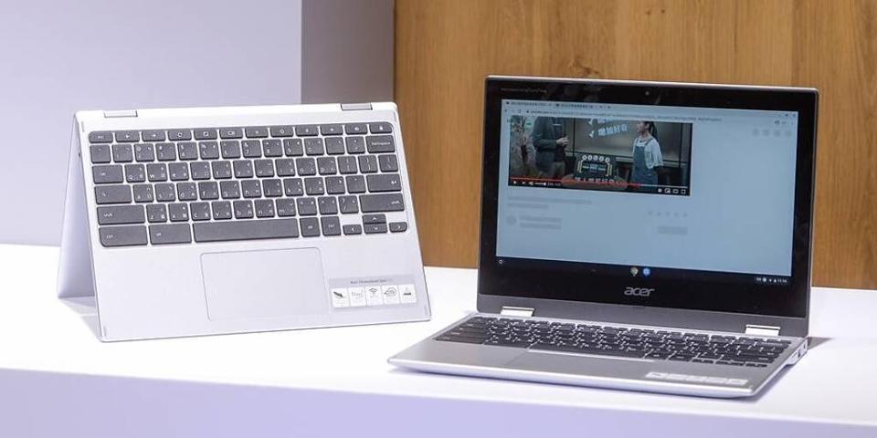 Google攜手PC合作夥伴推出8款規格升級的Chromebook Plus新品。圖／本報資料照片