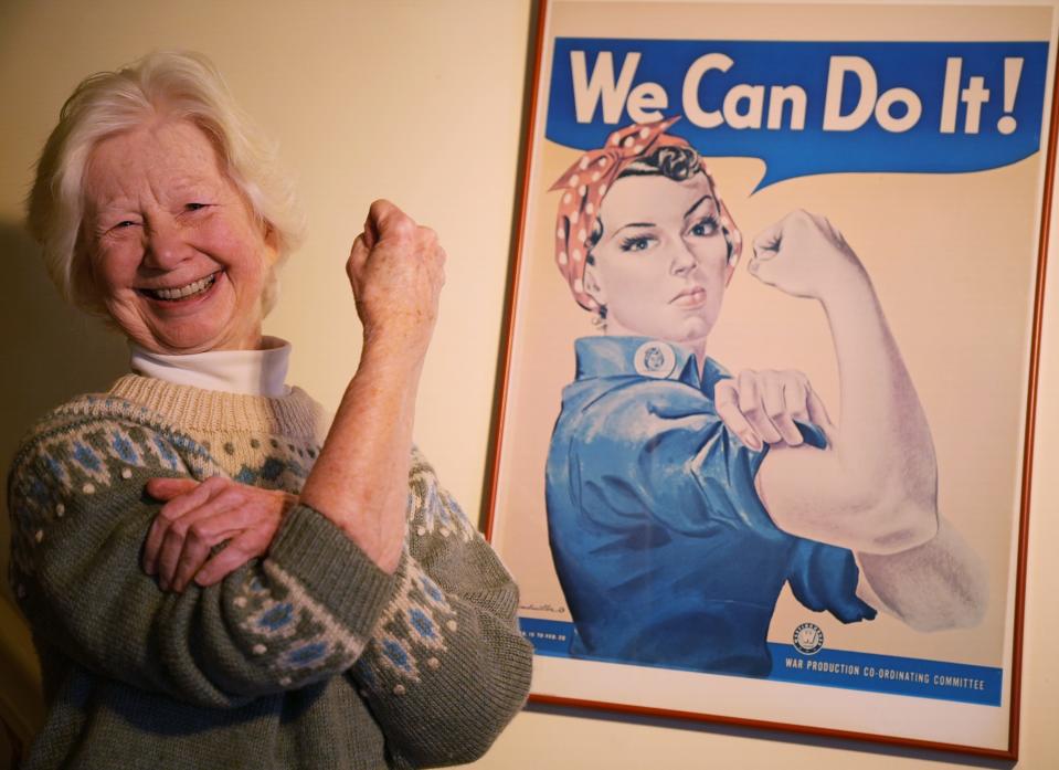 Sylvia Stengle testified in 1972 to a Pennsylvania commission in Harrisburg on the issue of abortion rights. She now lives in Princeton, NJ and is seen here in her home on February 14, 2023.