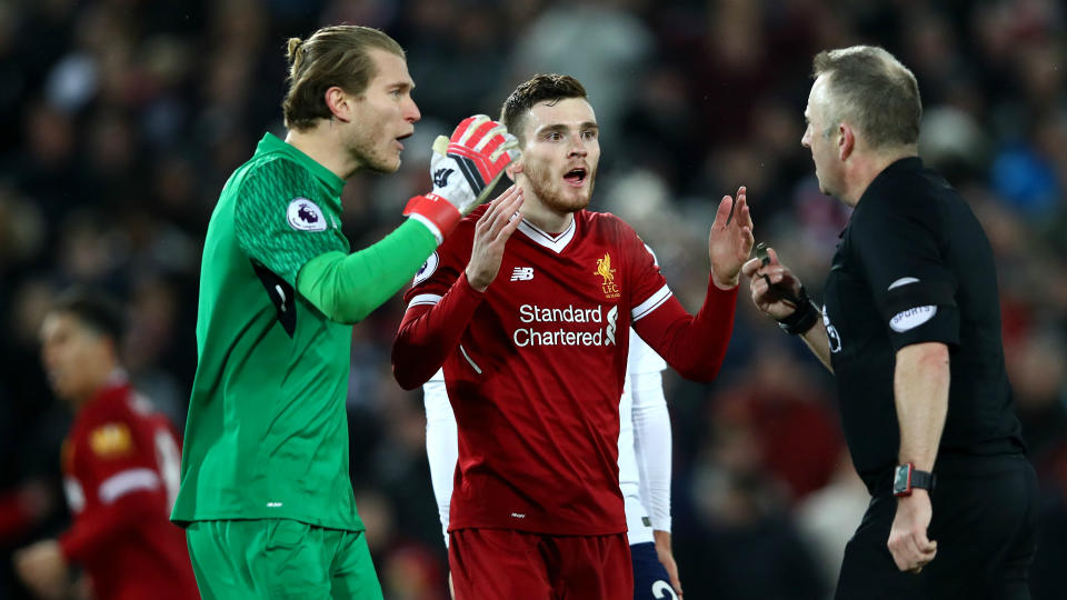 Jurgen Klopp was angered by referee Jon Moss after he awarded Tottenham two penalties