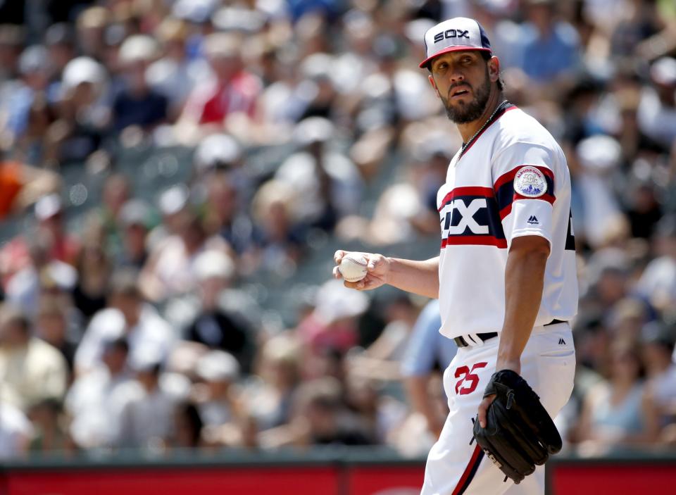 James Shields' time in Chicago ain't been pretty. (AP)