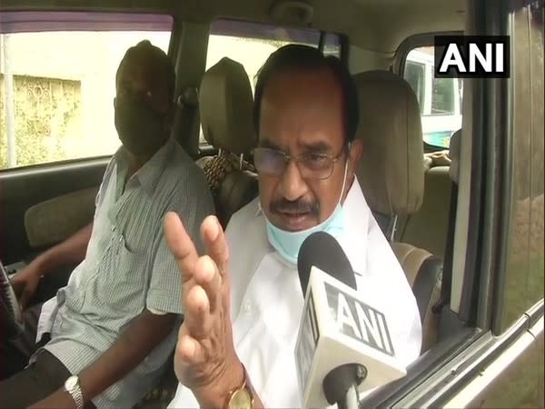 Political Advisor of actor-turned-politician Rajnikanth, Tamilaruvi Manian speaking to ANI in Chennai on Saturday [Photo/ANI]