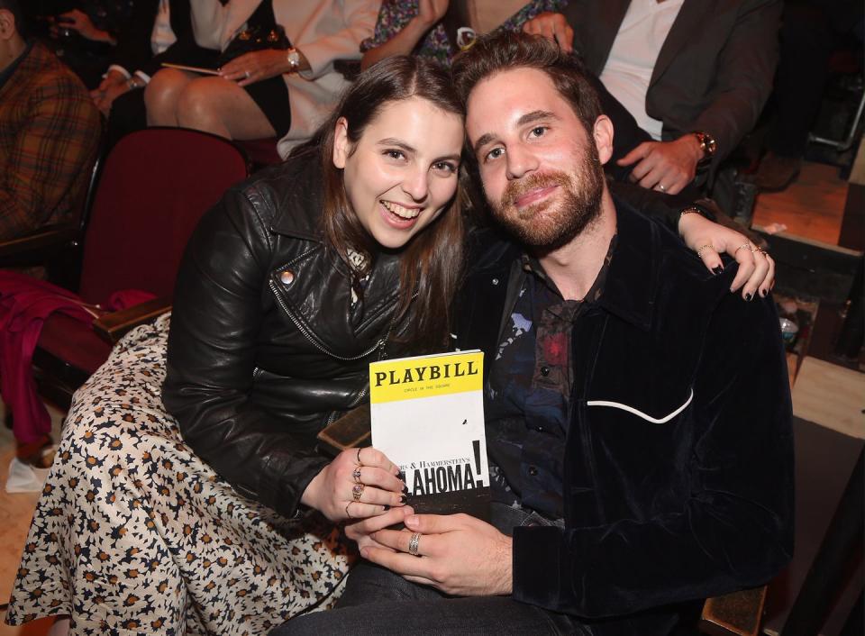 Beanie Feldstein and Ben Platt