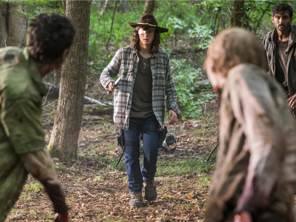 carl walking dead 806