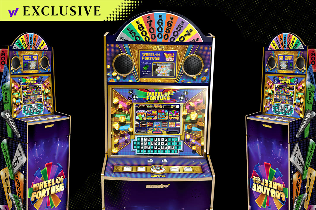 Paging Pat and Vanna: Arcade1Up's new Wheel of Fortune Casinocade Deluxe arcade game brings the hit game show into your home. (Courtesy Arcade1Up)