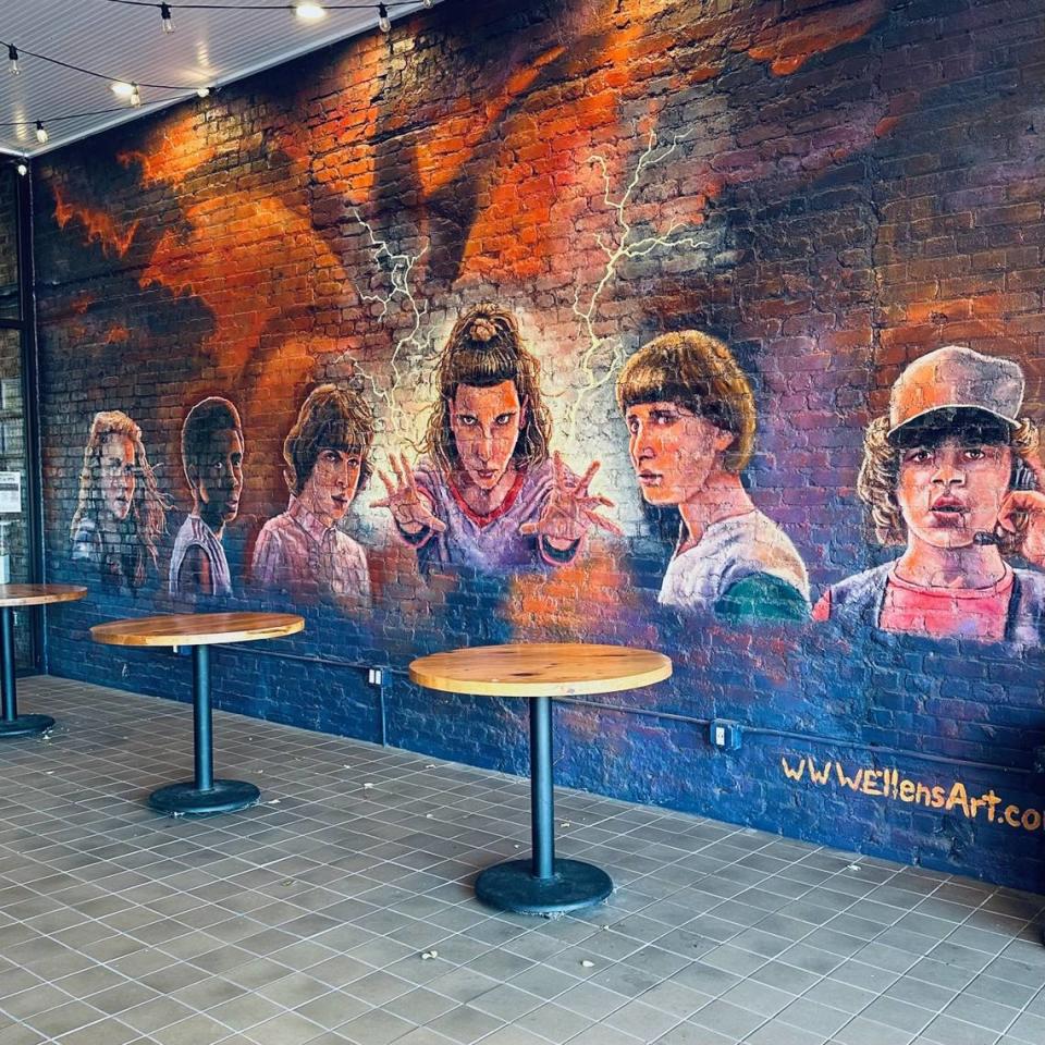 “Stranger Things” mural in Jackson, Georgia