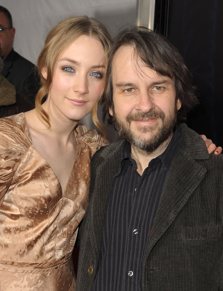 The Lovely Bones LA Premiere 2009 Saoirse Ronan Peter Jackson