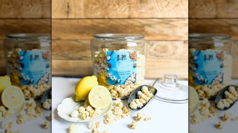 GoPo Gourmet Popcorn's lemon popcorn