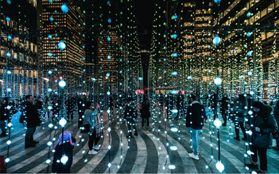 The Canary Wharf Winter Lights festival opens this month