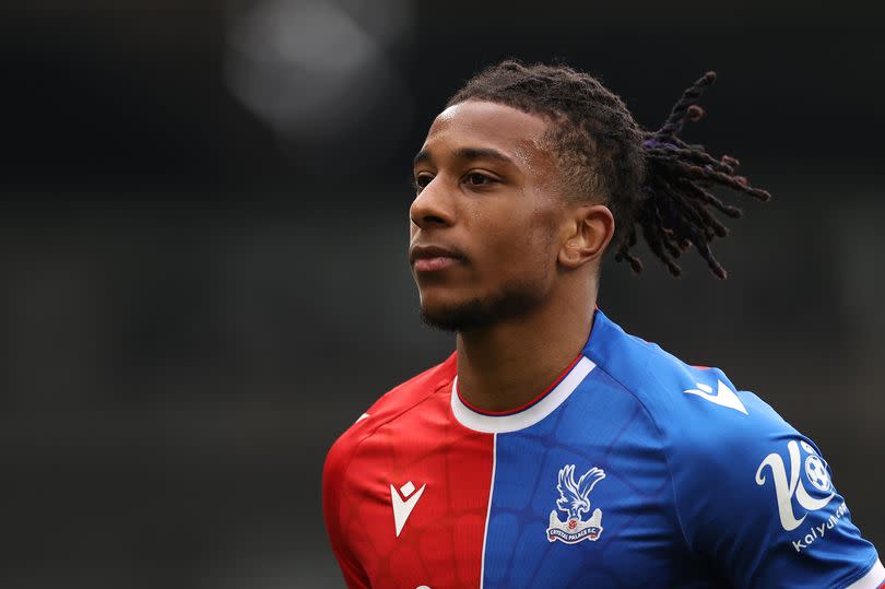 Michael Olise during the Premier League match between Fulham FC and Crystal Palace.