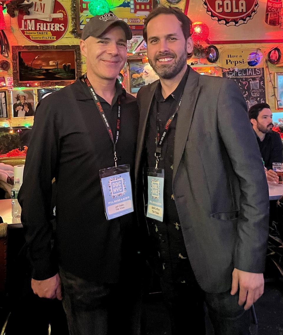 Jeff Dailey, left, and Jack Lofton produced and directed "The 'Vous," a feature documentary that examines the history, culture, legacy and personalities of Memphis' famous barbecue restaurant, The Rendezvous.