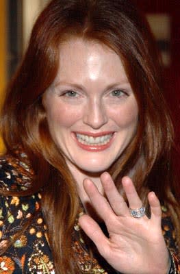 Julianne Moore at the New York premiere of Miramax's Kill Bill: Volume 1