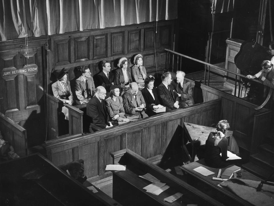 vintage courtroom