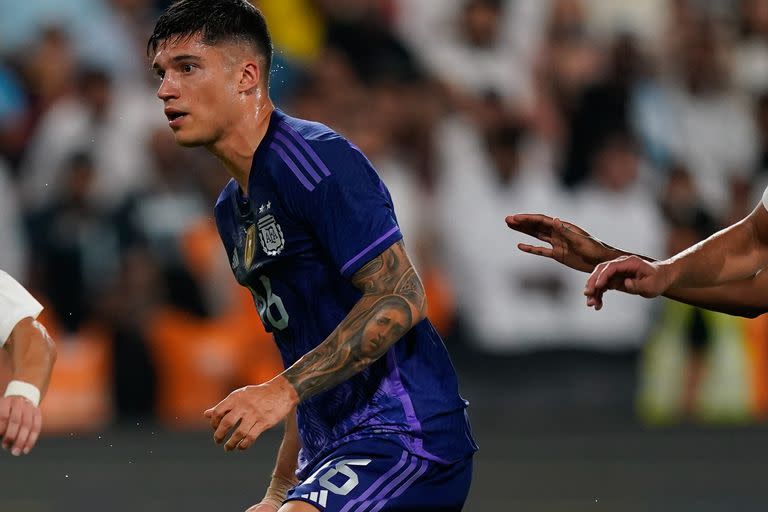 Joaquín Correa, en el amistoso previo a ser desafectado de la selección
