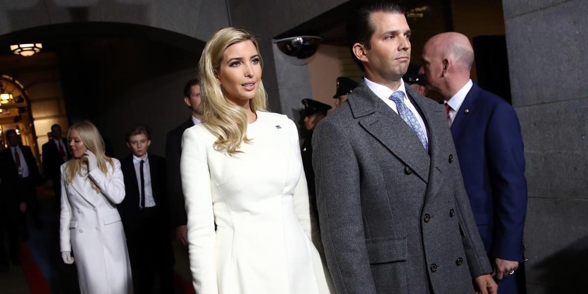 Ivanka Trump Wears Oscar De La Renta For The Presidential Inauguration