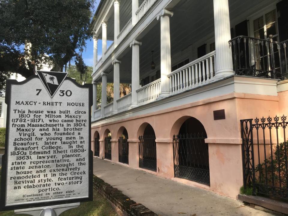 The Maxcy-Rhett House, also known as Secession House, at 1113 Craven St. is for sale in downtown Beaufort. The home was the site of numerous meetings advocating the South secede from the Union.