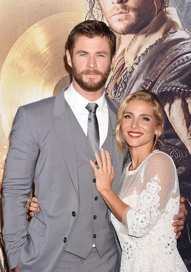 Chris Hemsworth and Elsa Pataky. Photo: Getty Images