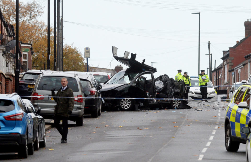 <em>A horror crash has left four people, including a one-year-old boy, dead (Picture: SWNS)</em>