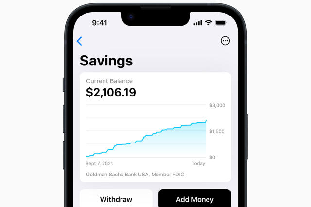 Apple Card's new high-yield Savings account is now available, offering a  4.15 percent APY - Apple