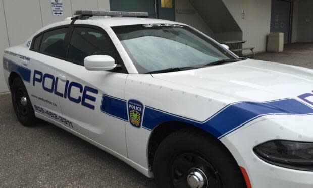 Peel Regional Police Const. Kevin Arnem is charged with one count of assault causing bodily harm and one count of assault with a weapon. The charges have been laid following an SIU investigation. (Peel Regional Police - image credit)