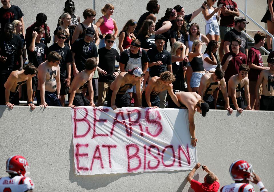The Missouri State Bears took on the Utah Tech Trailblazers at Plaster Field on Saturday, Sept. 23, 2023.