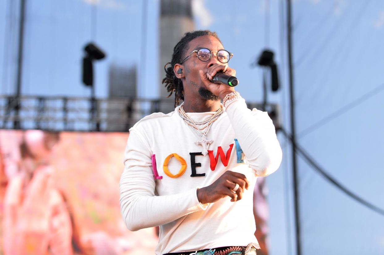 Offset of Migos performs onstage during the Daytime Village Presented by Capital One at the 2017 HeartRadio Music Festival at the Las Vegas Village on September 23, 2017 in Las Vegas, Nevada. Credit: Bryan Steffy/Getty Images for iHeartMedia