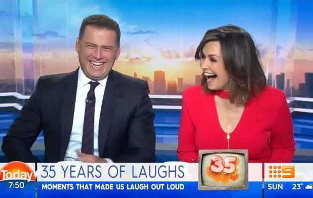 It was the first day of the new show after Lisa Wilkinson's shock exit. Source: Channel 9