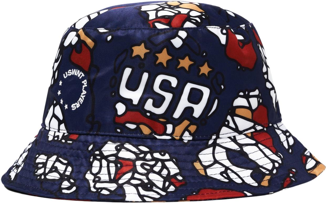 <p><a href="https://go.redirectingat.com?id=74968X1596630&url=https%3A%2F%2Fwww.dickssportinggoods.com%2Fp%2Fround21-uswnt-2023-bucket-hat-23pvpmwsswnt23pbcacm%2F23pvpmwsswnt23pbcacm&sref=https%3A%2F%2Fwww.townandcountrymag.com%2Fleisure%2Fsporting%2Fg44638740%2Fbest-uswnt-womens-world-cup-merch%2F" rel="nofollow noopener" target="_blank" data-ylk="slk:Shop Now;elm:context_link;itc:0;sec:content-canvas" class="link rapid-noclick-resp">Shop Now</a></p><p>USWNT 2023 Bucket Hat</p><p>$35.00</p><p>dickssportinggoods.com</p>