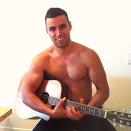 <p>Practicing Guitar on Holiday after a morning swim :) Instagram/pita_tofua </p>