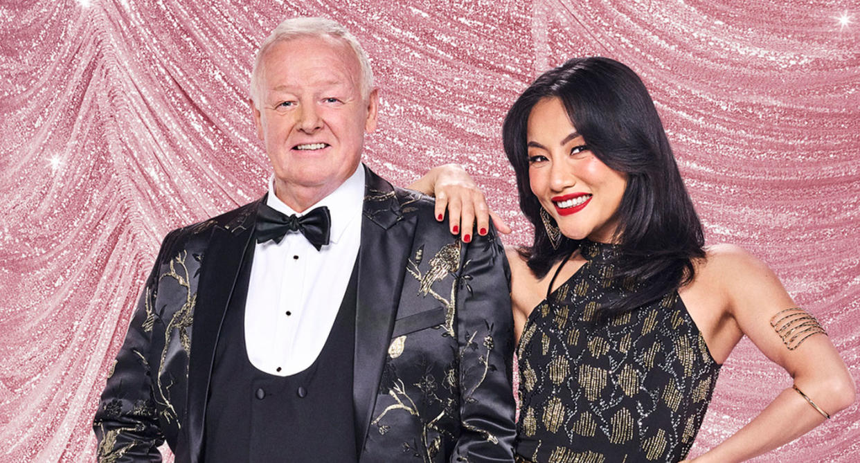 Les Dennis and Nancy Xu - Strictly Come Dancing 2023. (BBC)