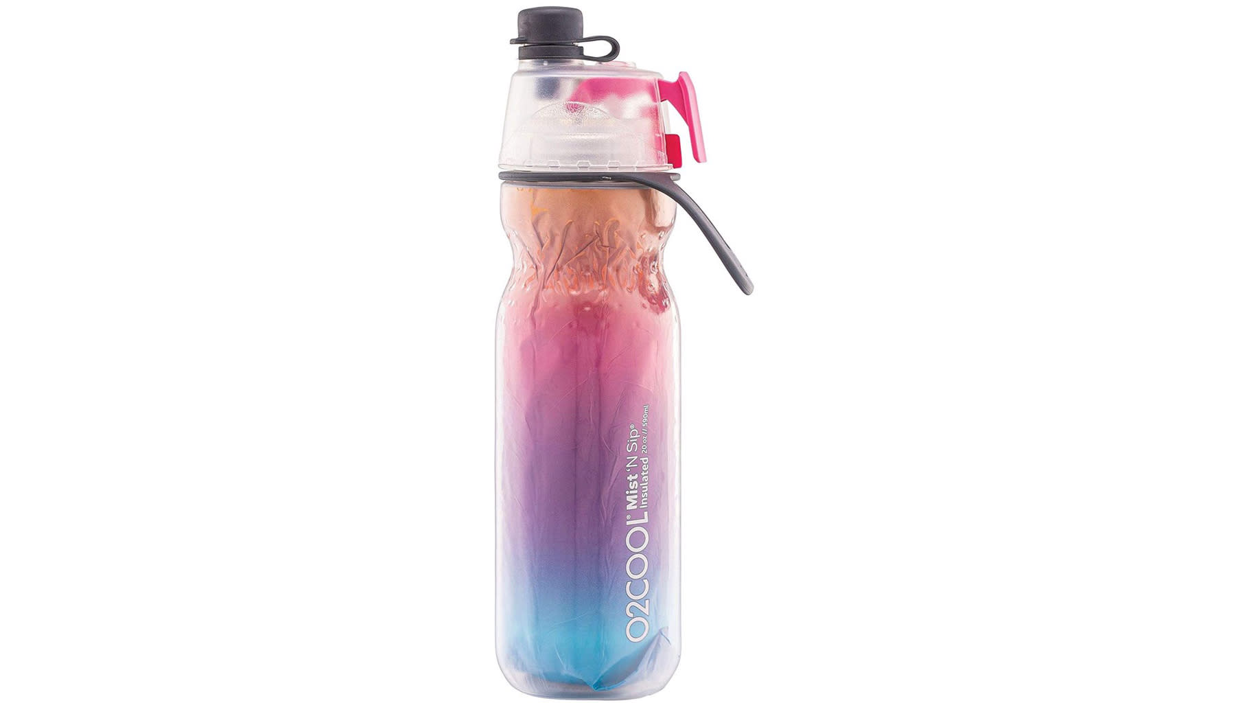 O2COOL Arctic Squeeze Mist 'N Sip Insulated Water Bottle 20oz. (Photo: Shopee SG)