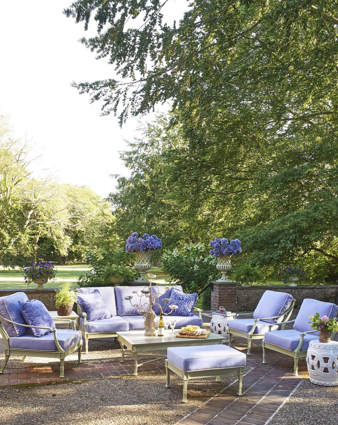 ruthie sommers newport rhode island patio backyard purple veranda