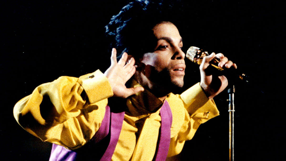  Prince onstage at the 1991 Special Olympics opening ceremony. 