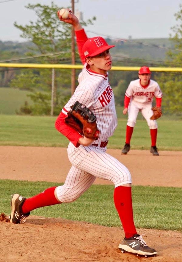 Sophomore southpaw Jared Ahern has been nothing short of a revelation on the mound for Honesdale this season in Lackawanna League action.