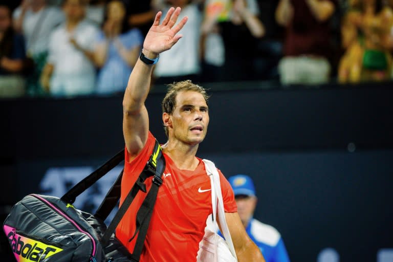 Rafael Nadal's last ATP match was a quarter-final defeat by Jordan Thompson in Brisbane in January (Patrick HAMILTON)