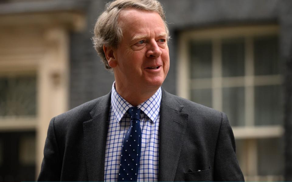 Scotland Secretary Alister Jack leaves following the weekly Cabinet meeting in number 10, Downing Street on November 22, 2023 in London, England.