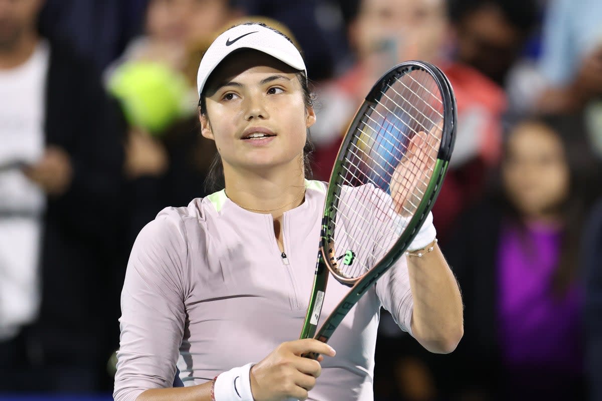 Emma Raducanu is back in action at the Abu Dhabi Open  (Getty Images)