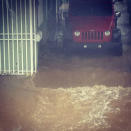 A flooded garage is seen after Hurricane Maria hit Puerto Rico September 20, 2017, in this still image taken from social media. INSTAGRAM/highasyourdreams/via REUTERS